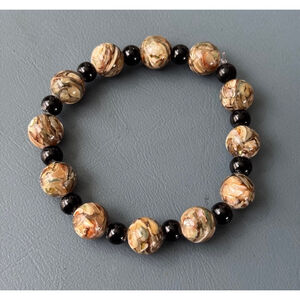 Unisex Unbranded Bracelet One Size Brown Black